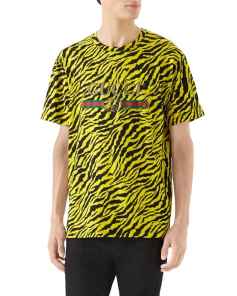 Gucci Men's Tiger Logo T.